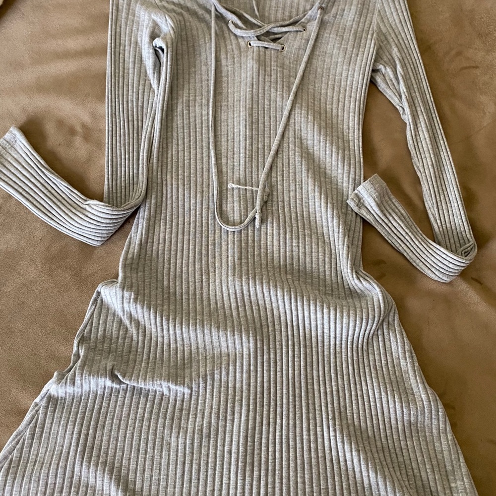 knee-length cotton dress